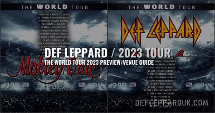 Def Leppard and Mötley Crüe Reveal The Initial Dates For Their 2023 European Tour