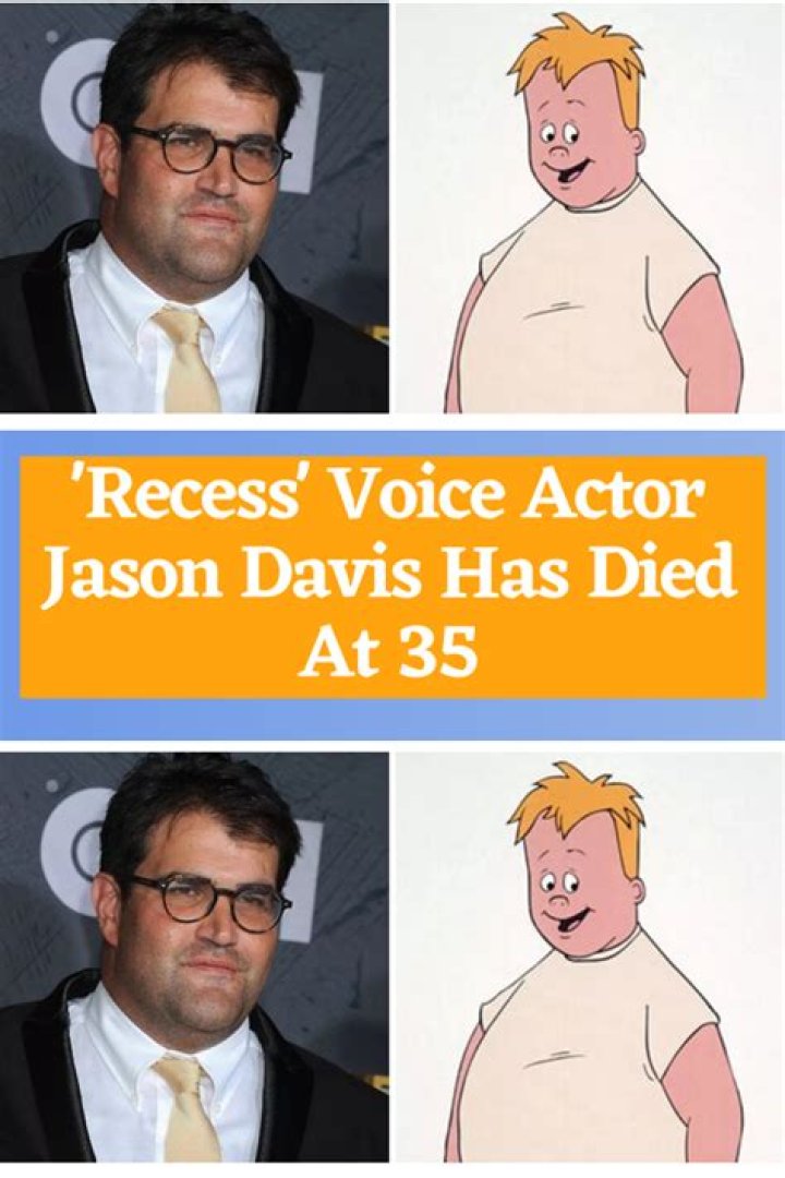 Jason Davis, ‘Recess’ Voice Actor, Passes At 35