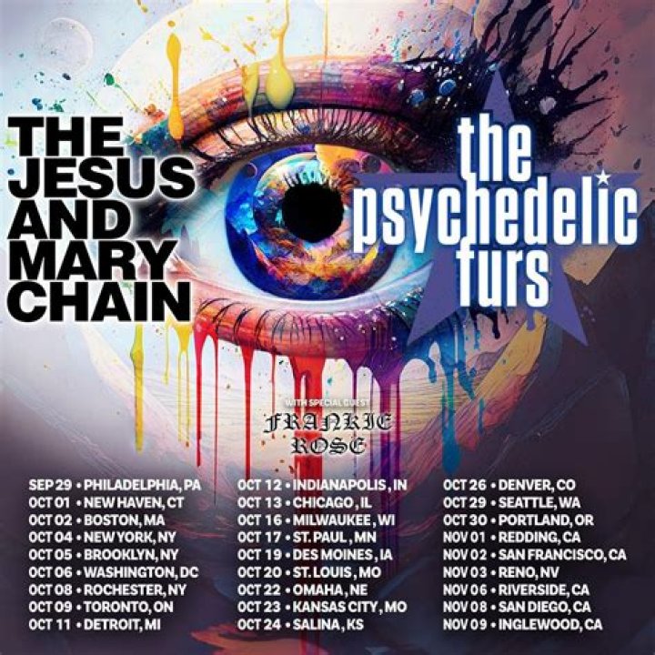 The Psychedelic Furs & The Church Announce Co-Headlining Tour